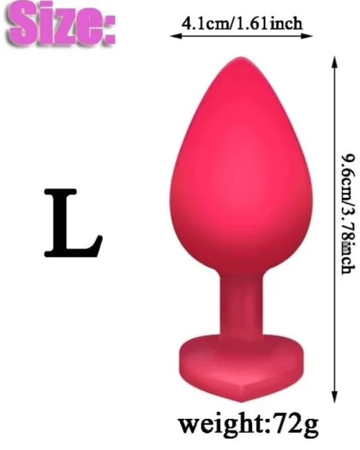 Kırmızı Kalpli Anal Set