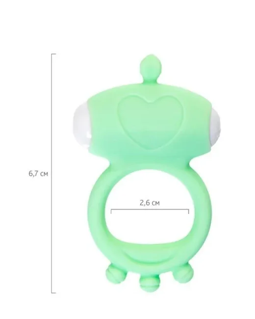 Fowd Titreşimli Penis Halkası silikon yeşil 2,6 cm