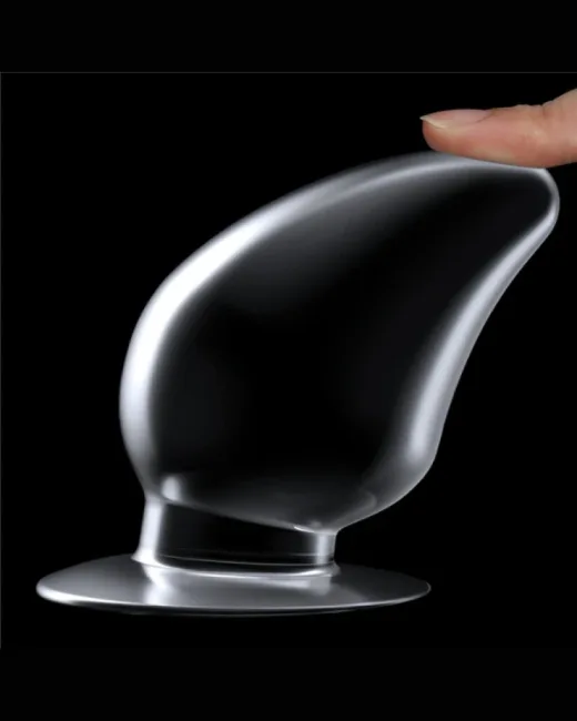Flawless Şeffaf Anal Plug 4,5 i̇nç – TPE