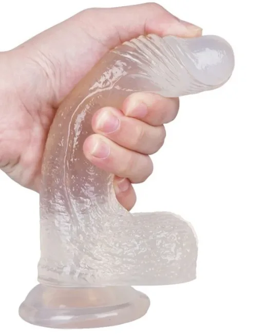 18 cm Beyaz Dildo – Medikal Silikon – 3,7 cm Kalınlık