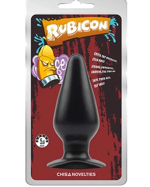 Chisa Rubicon Siyah Anal Plug 15 cm Chisa Rubicon Serisi anal seks oyuncakları, zenci alternatif görünüm