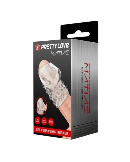 Matlas Boşalmayı Geciktirici ve Performans Artırıcı Penis Kılıfı Beyaz