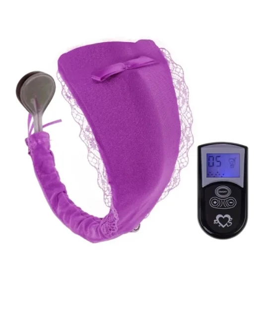 C-String İnvisible Secret Giyilebilir Kumandalı Vibratör Mor – Tasarım 01