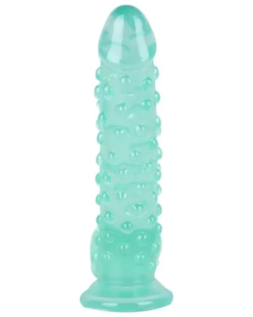 24 cm Yeşil Dildo – Medikal Silikon – 383 g