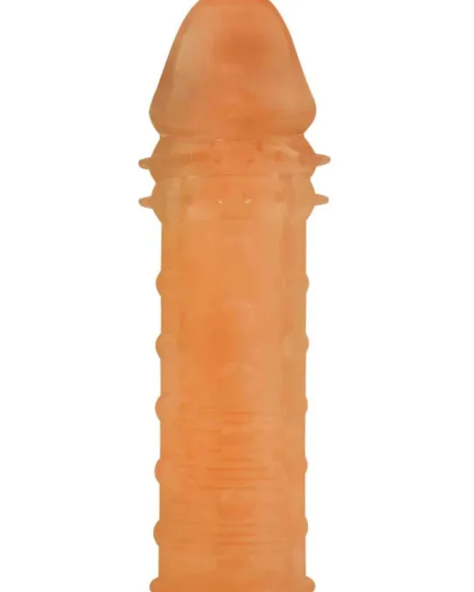 Extra Texture Sleeve Tırtıklı Penis Kılıfı – Ten Rengi – Silikon