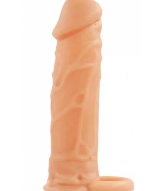 Penextender Balls Ring Testis Halkalı Penis Kılıfı – Et Dokulu, Hissedilir Damarlı