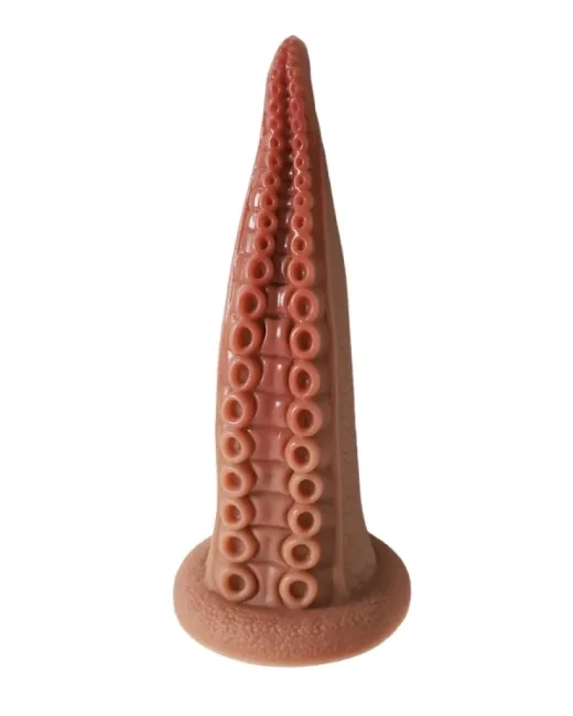 Kahverengi Realistik Yaratık Dildo – Medikal Silikon alternatif görünüm
