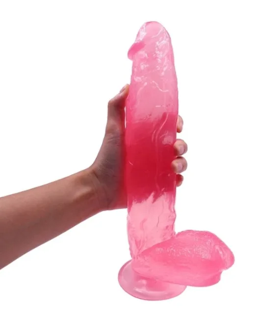 32 cm Pembe Dildo – Medikal Silikon