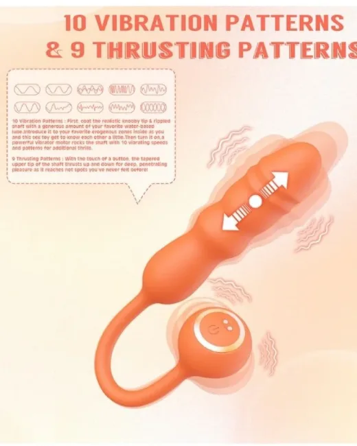 Glitz 10 Titreşim & 9 İtme Modlu Şarjlı Vibratör – Silikon