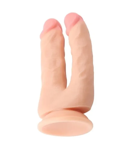 Bromeo Çiftli Kıkırdaklı Gerçekçi Dildo – Medikal Silikon