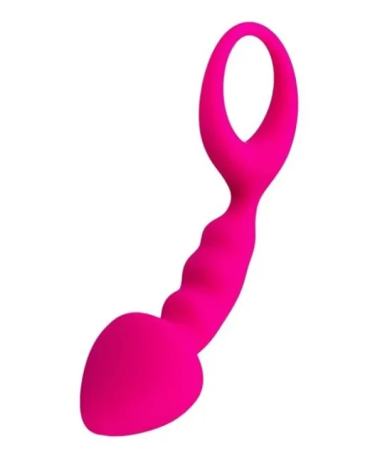 Bong Anal Plug Pembe 12,5 cm – Silikon