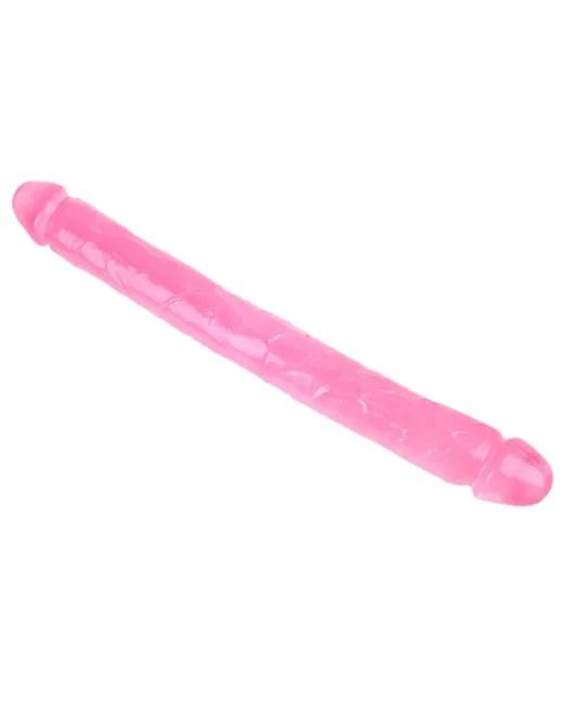 46 cm Pembe Çift Taraflı Dildo – Medikal Silikon alternatif görünüm
