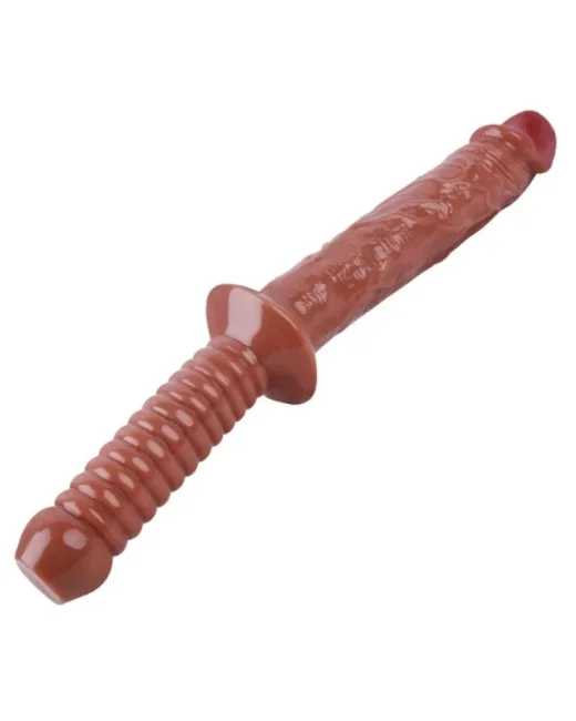 32 cm Kahverengi Realistik Kılıç Dildo – Medikal Silikon alternatif görünüm