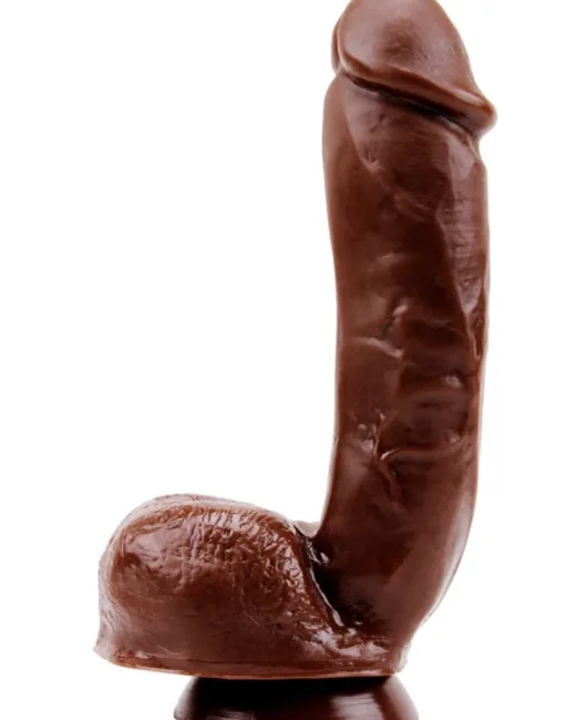 Rubicon Gerçekçi Dildo – 22 cm Melez – Hissedilir Damarlı, Vantuzlu