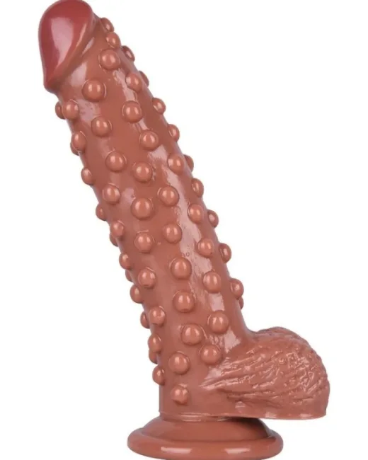 24 cm Kahverengi Dildo – Medikal Silikon