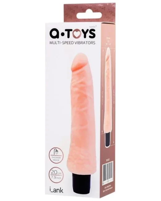 Lank Realistik Dildo 20 cm – TPE