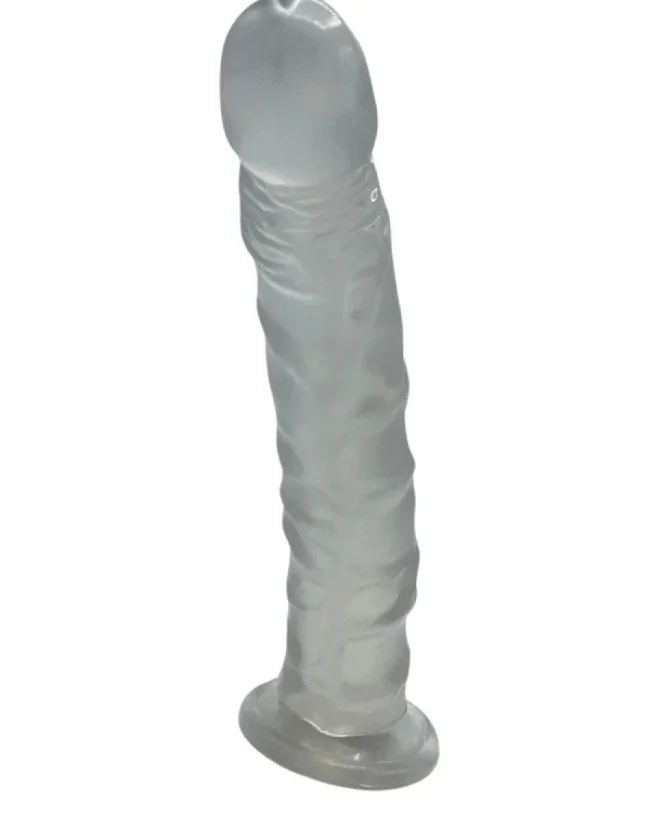 Beyaz 23 cm Realistik Dildo – Medikal Silikon