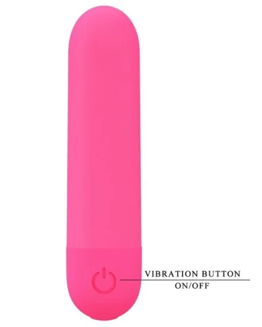 Stefan Mini Massager Bullet Vibratör Kırmızı – Silikon, Şarjlı