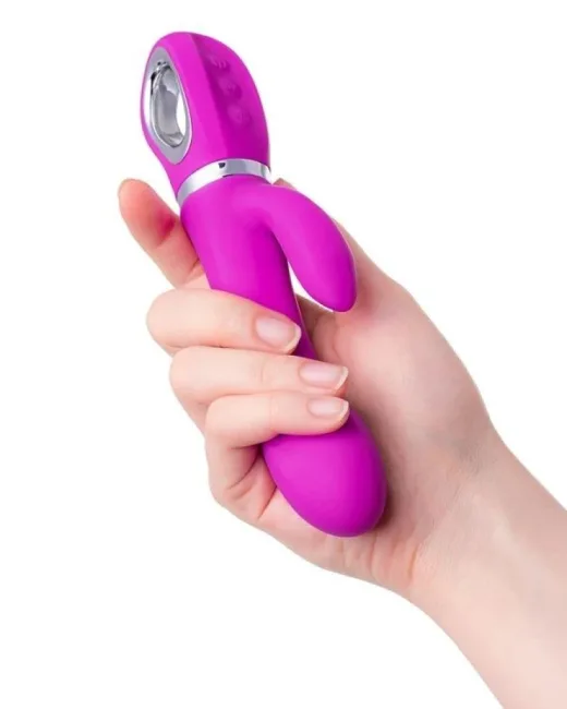 Jos Joly 19,6 cm WOW Modlu Mor Vibratör – Silikon, Şarjlı