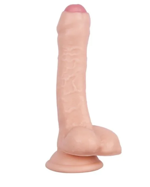 18 cm Realistik Dildo – Medikal Silikon – 3 cm Kalınlık