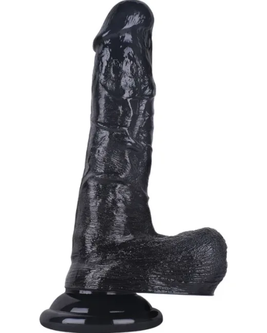 20,5 cm Siyah Dildo – Medikal Silikon