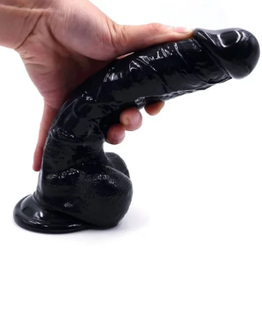 23 cm Siyah Dildo – Medikal Silikon