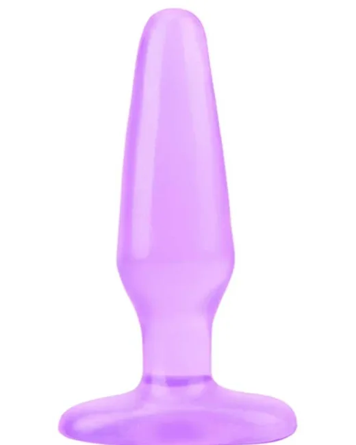 Chisa Hi-Rubber Şeffaf Jel Mor Anal Plug 14 cm Chisa Hi-Rubber Şeffaf Jel Anal – Vantuzlu