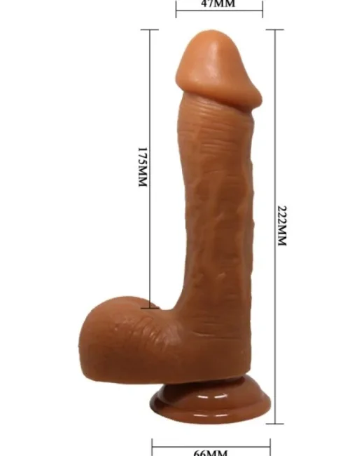 Realistik Vantuzlu Melez Penis Formlu Dildo