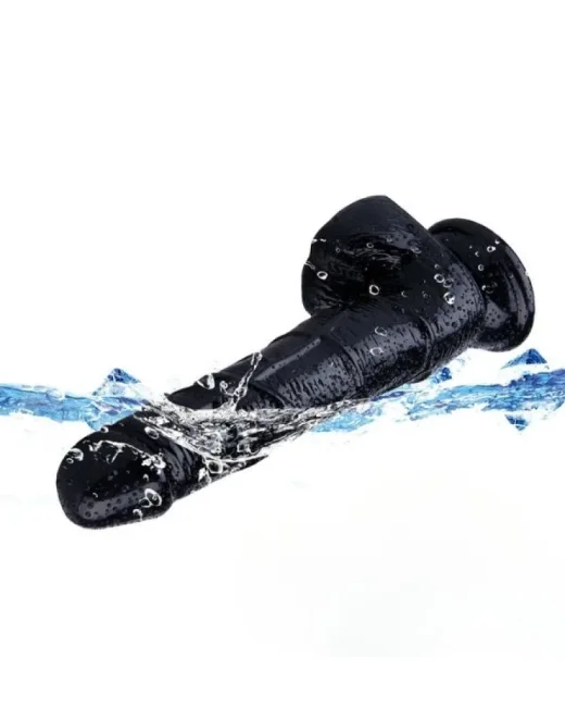 19,6 cm Siyah Dildo – Medikal Silikon