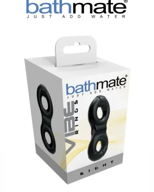 Bathmate Eight Titreşimli Penis Halkası – TPE, Şarjlı
