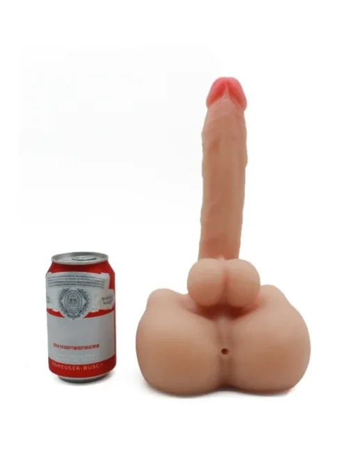Ultra Gerçekçi Büyük Penisli Anal ve Dildo Özellikli Yarım Vücut Mastürbatör – Hissedilir Damarlı