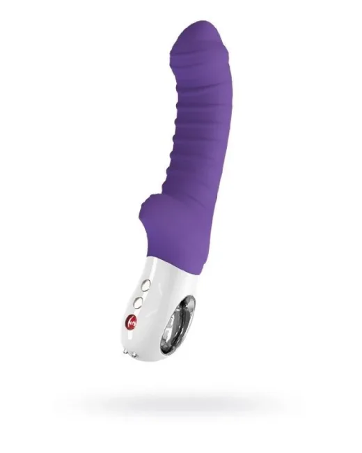 Fun Factory Tiger Mor Vibratör 23 cm – Medikal Silikon, Şarjlı