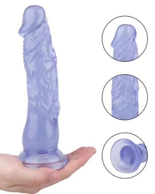 20 cm Mor Dildo – Medikal Silikon alternatif görünüm