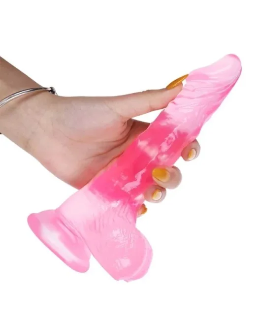 19 cm Pembe Dildo – Medikal Silikon – 3,4 cm Kalınlık