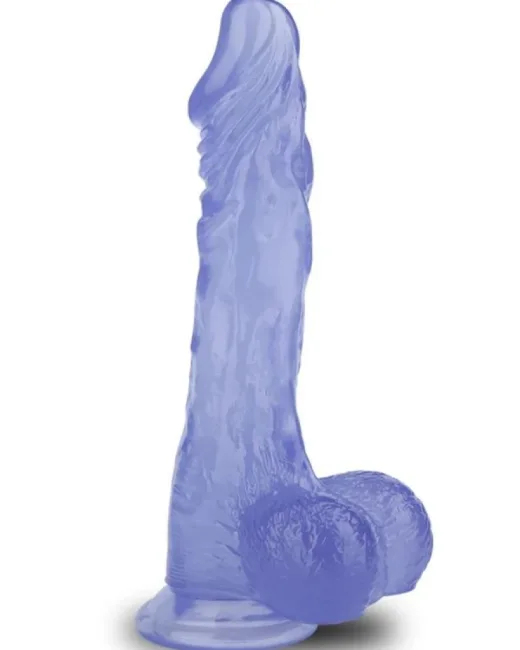 25,2 cm Mor Dildo – Medikal Silikon
