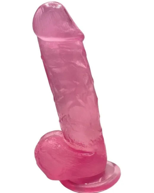 23 cm Pembe Realistik Dildo – Medikal Silikon