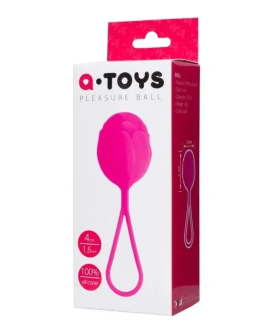 Rosi Vajinal Topları silikon pembe 10,5 cm