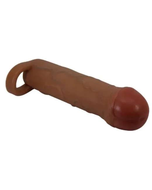 Bunion Gerçek Hissiyatlı Uzatıcı Penis Kılıfı Kahverengi