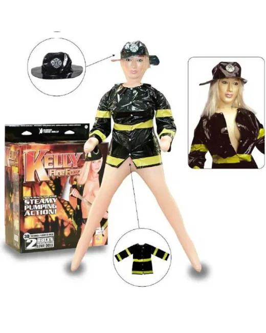 Kelly FireFox İtfaiyeci Şişme Bebek