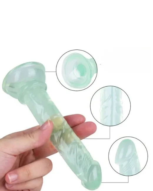 15 cm Yeşil Dildo – Medikal Silikon