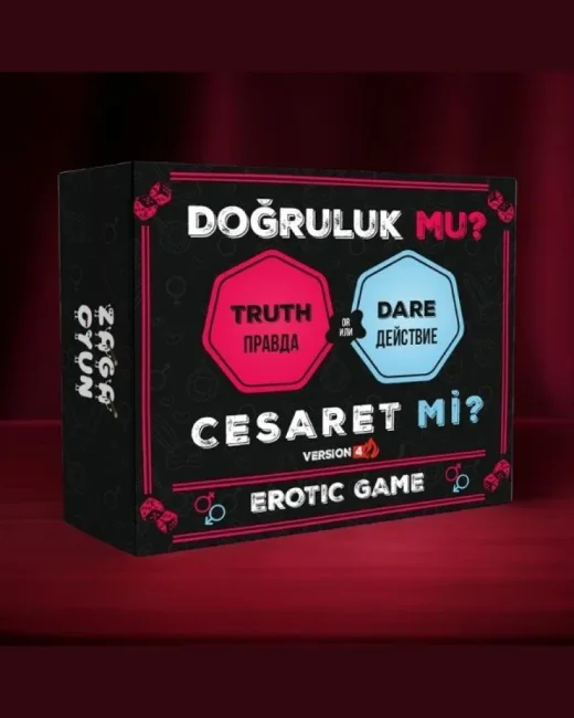 Doğruluk Mu Cesaret Mi Erotik Kutu Oyunu Yenilenmiş 4.versiyon