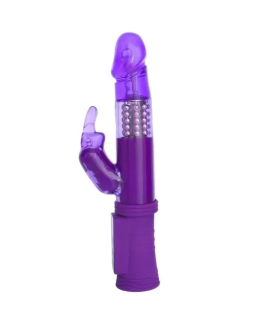 Klitoral Uyarıcı Vibratör TPR Mor 22 cm – Vantuzlu alternatif görünüm