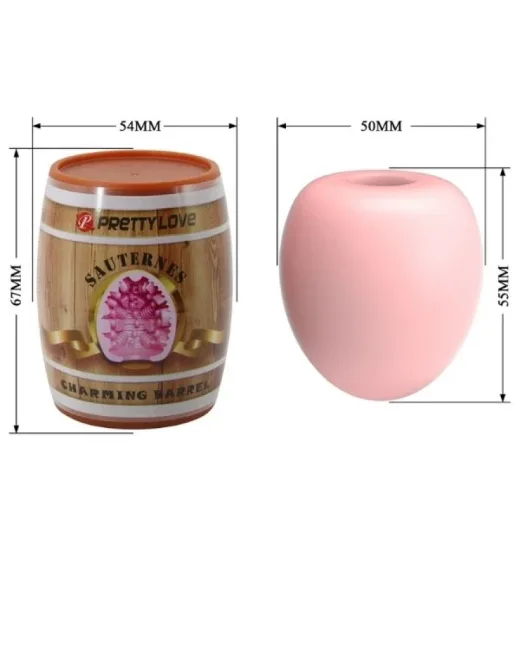 Sauternes Fıçı Şeklinde Yumurta Mastürbatör alternatif görünüm