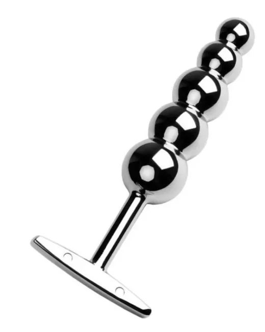 Anal Plug Metal gümüş 15,5 cm alternatif görünüm