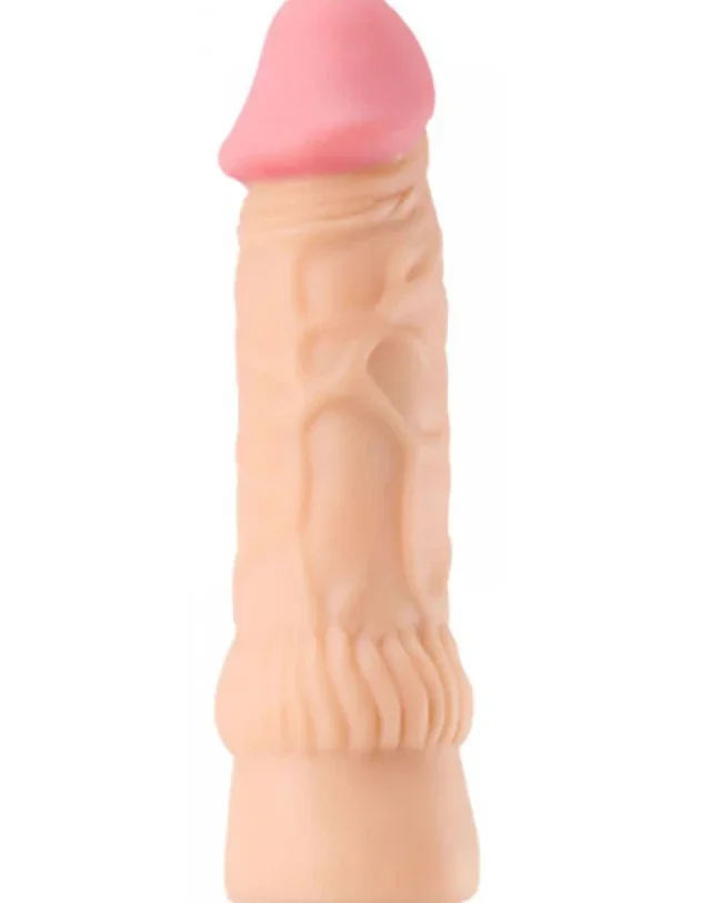 Max Man 30 mm Dolgulu Penis Kılıfı YN0051 – Et Dokulu, Hissedilir Damarlı