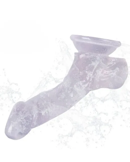 16,5 cm Beyaz Dildo – Medikal Silikon