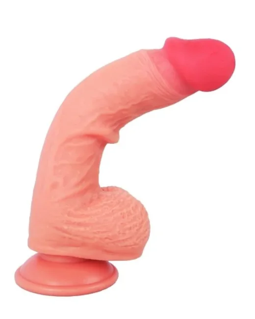 Ultra Gerçekçi 20 cm Kıkırdaklı Dildo – Hissedilir Damarlı