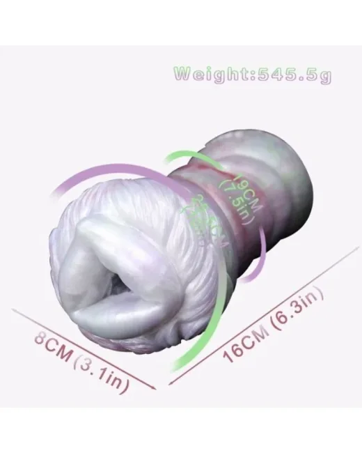 Yaratık Şeklinde Vajina Mastürbatörü – Sıvı Silikon – Tasarım 08 alternatif görünüm