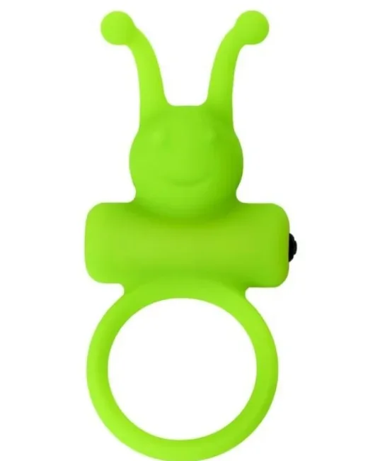 Flik Titreşimli Penis Halkası Yeşil 9,1 cm – Silikon alternatif görünüm