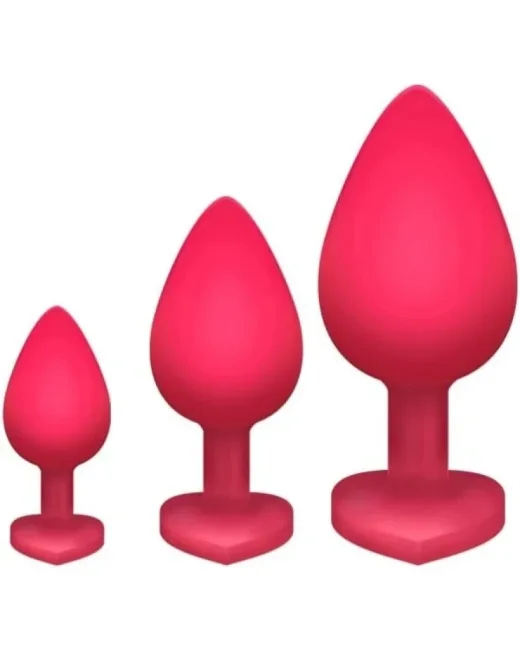 Kırmızı Kalpli Anal Set